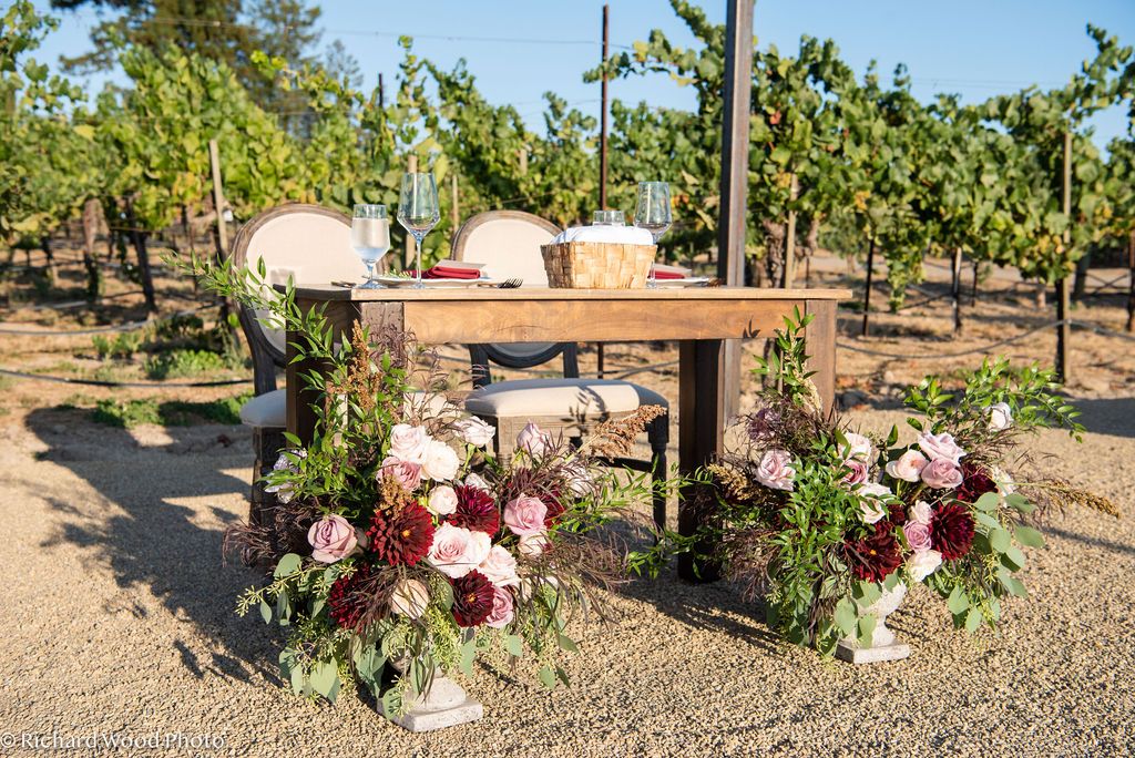 square wedding reception tables 