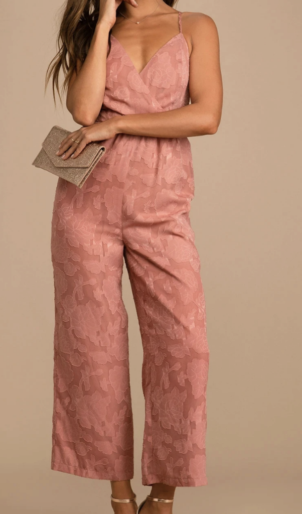 Days of Beauty Rusty Rose Jumpsuit