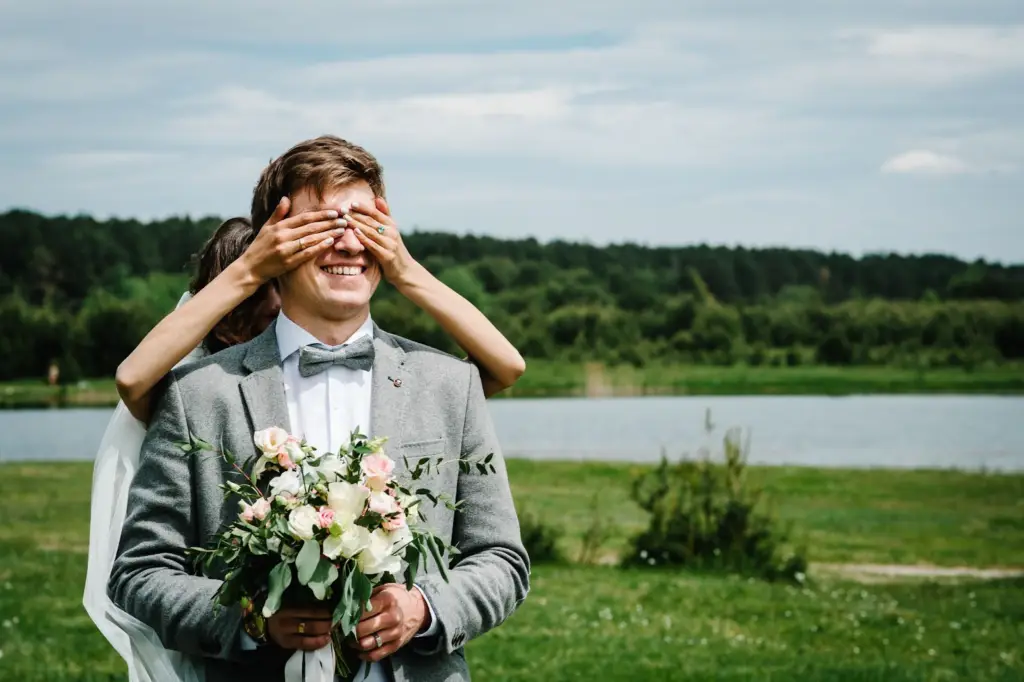 family wedding photos