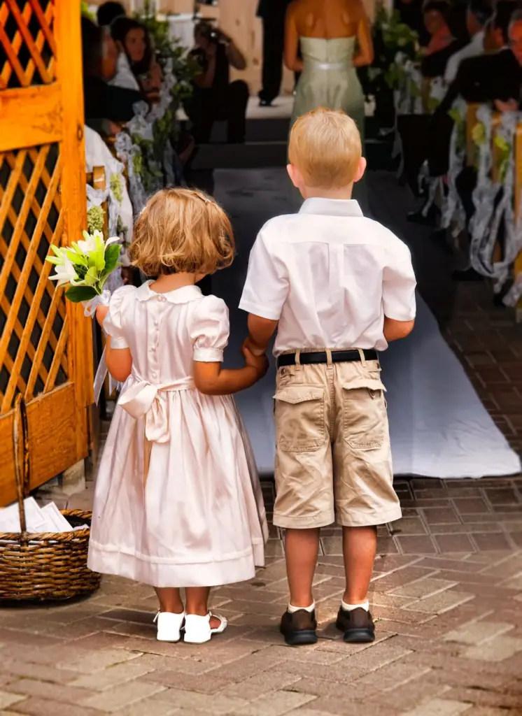 family wedding photos