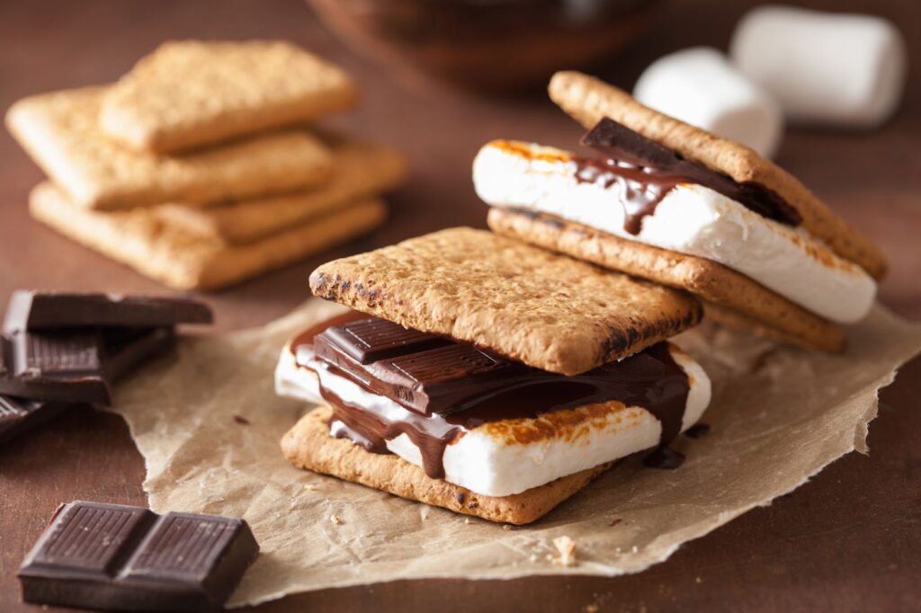 smore marshmallow chocolate