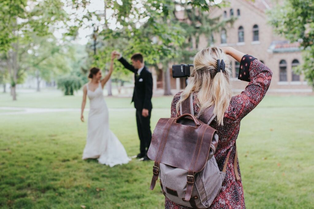 family wedding photos